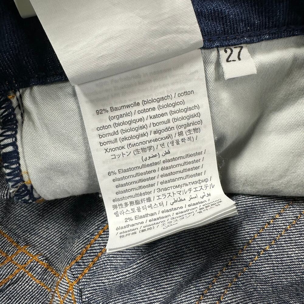 Closed NWT Slim Fit Mid Waist Baker Dark Washed Jeans Size 27 Organic Cotton - Picture 7 of 11